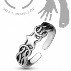 Кольцо, Латунь с родиевым покрытием, артикул R-A16526