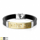 Браслет, Каучук, артикул SSBM-0909-GD